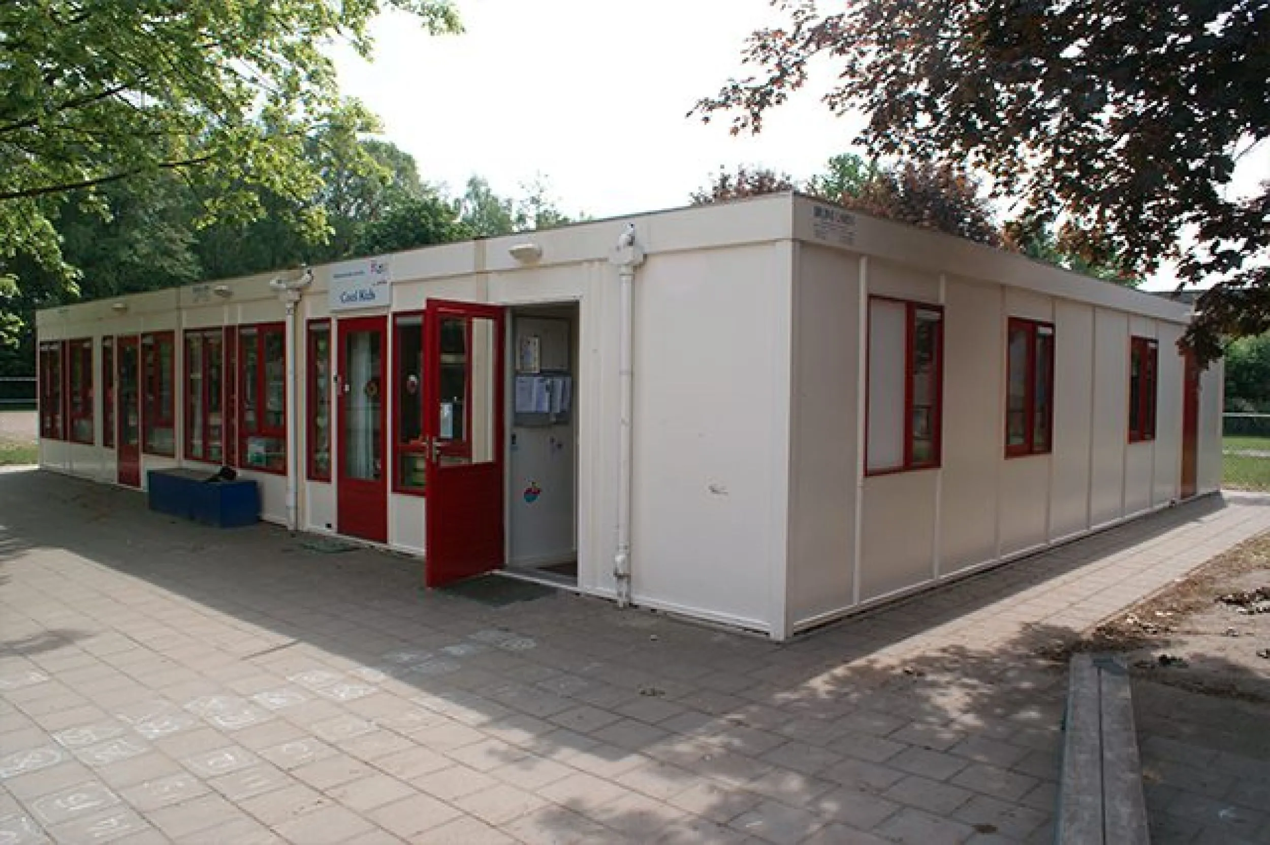 kantoor unit wit rood
