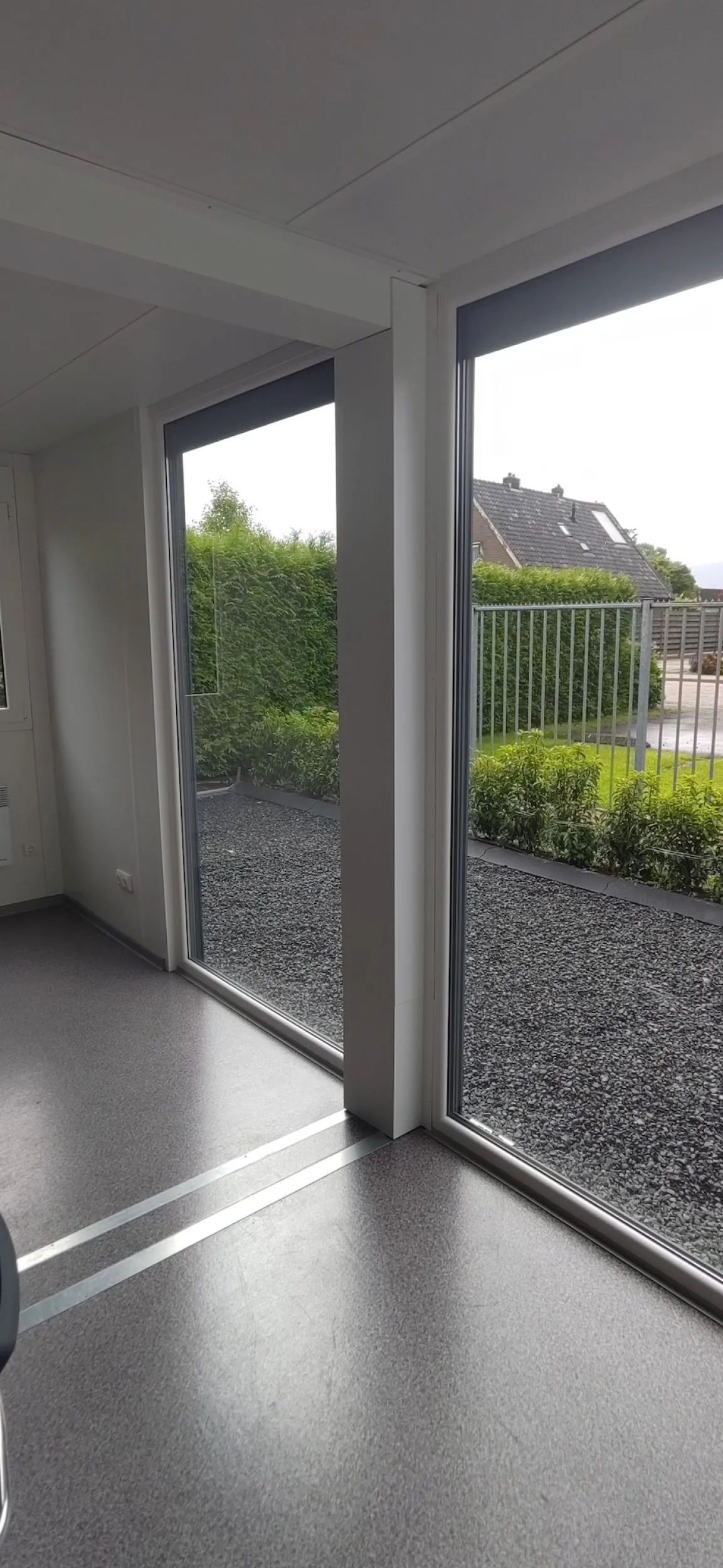 Kantoor unit binnen naar buiten