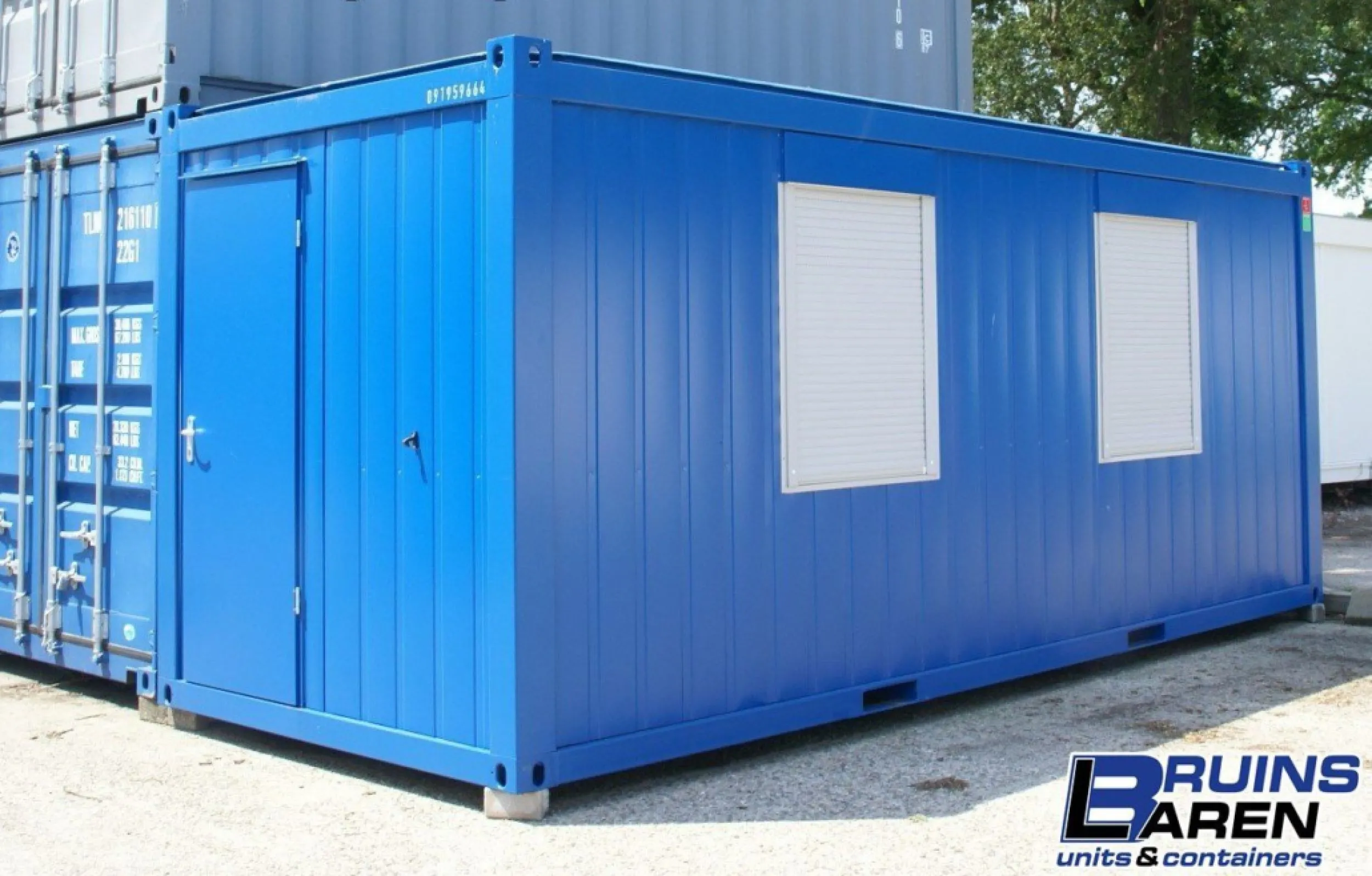 Kantoor unit blauw