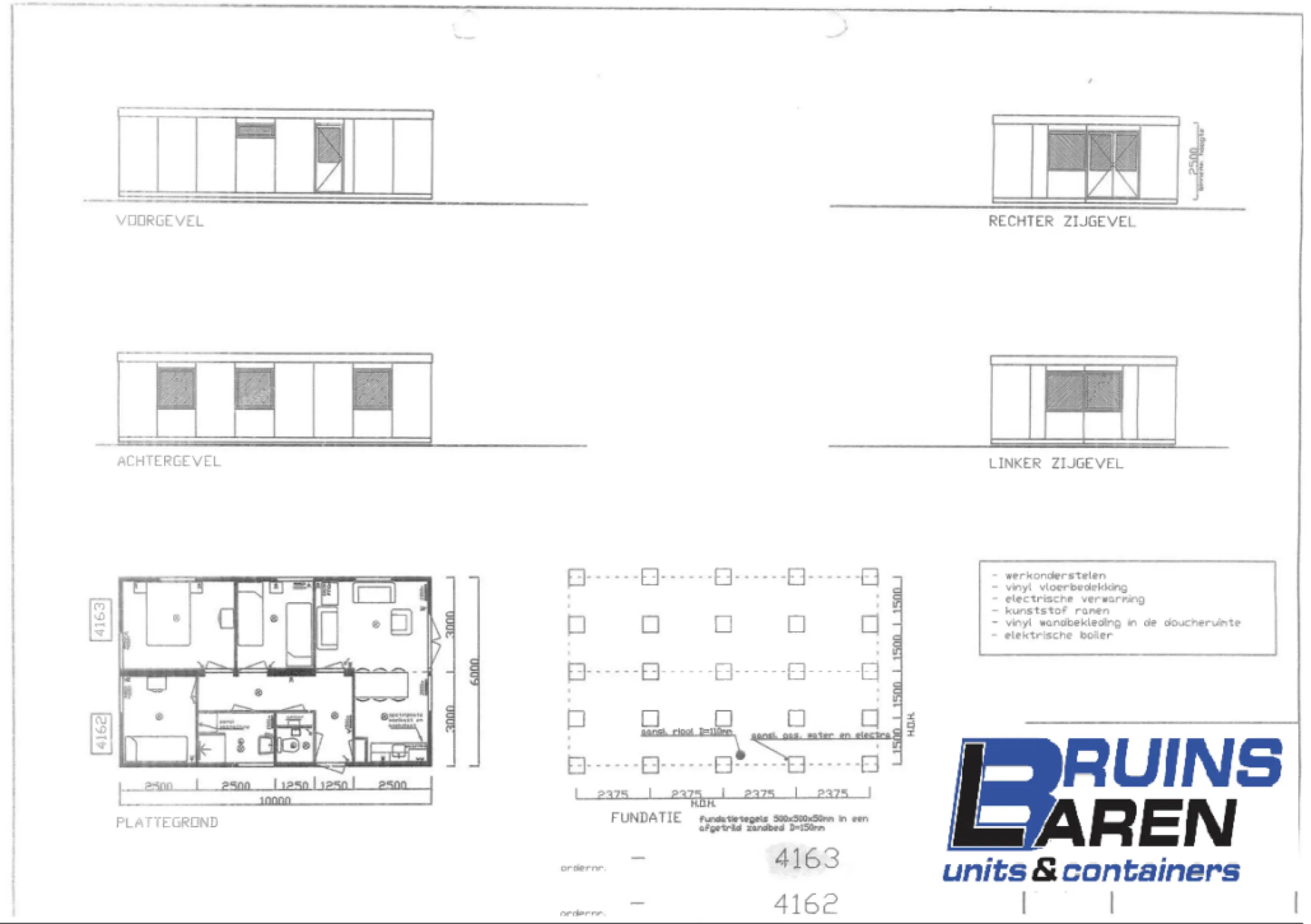 plattegrond unit