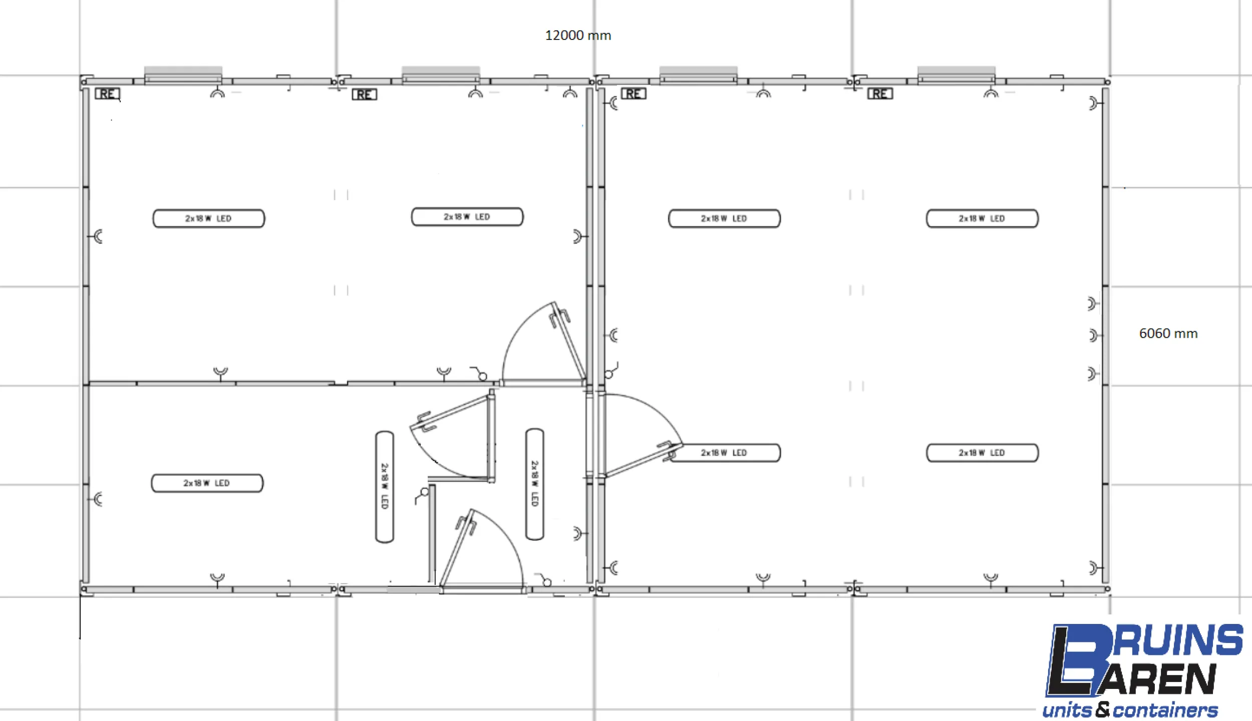woonunit plattegrond