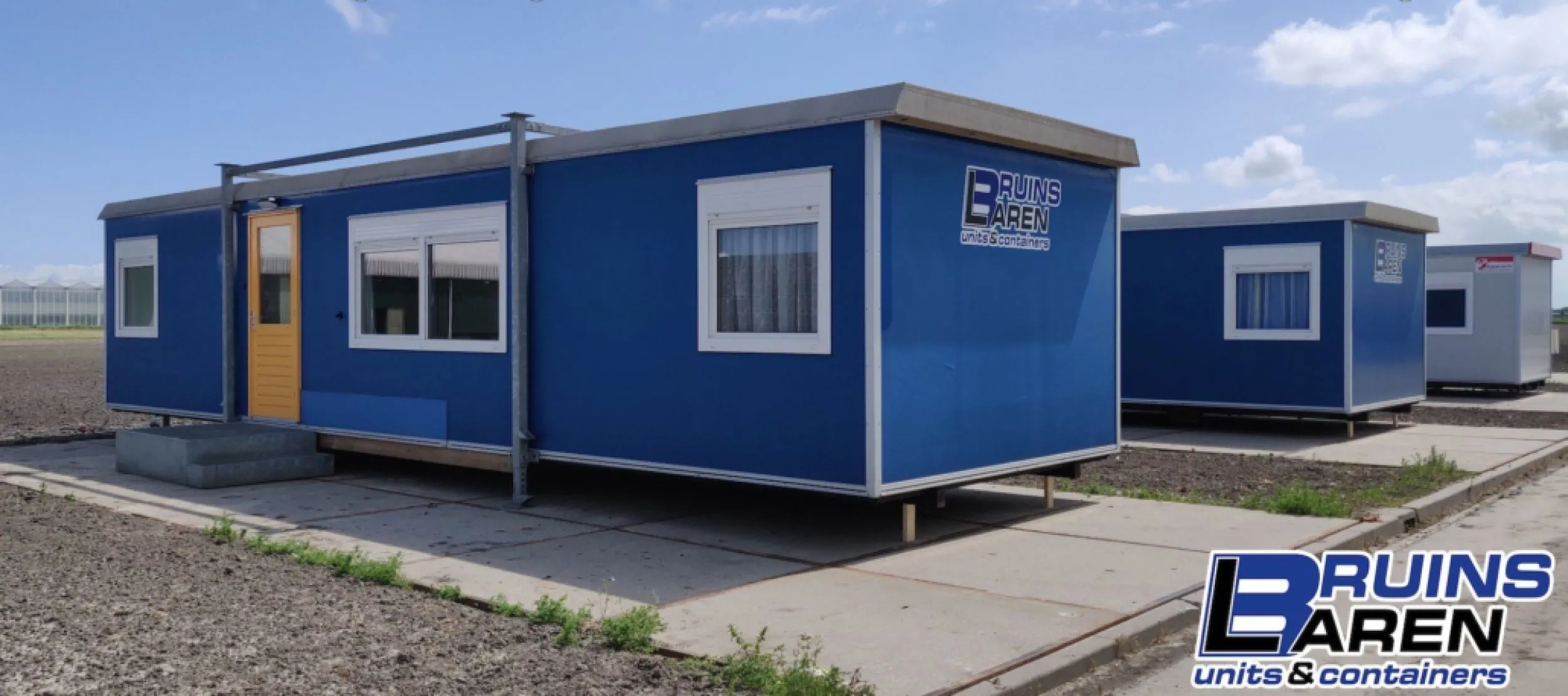 kantoor unit blauw 