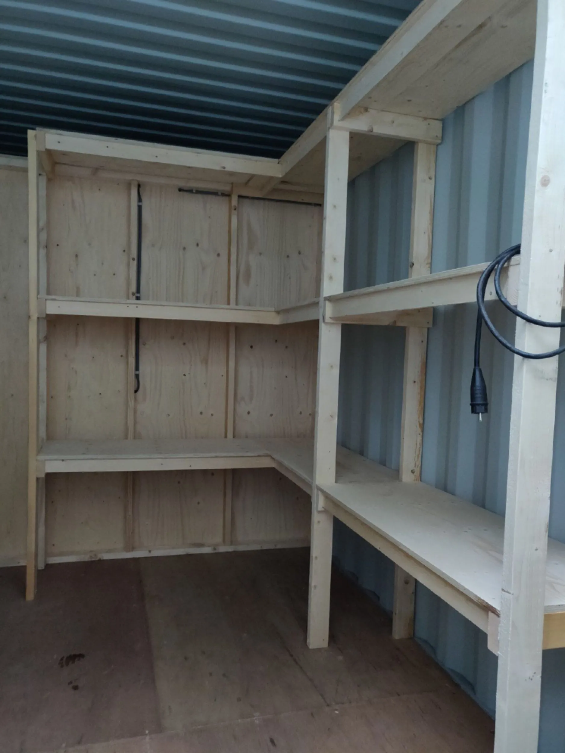 zee container als opslag ruimte