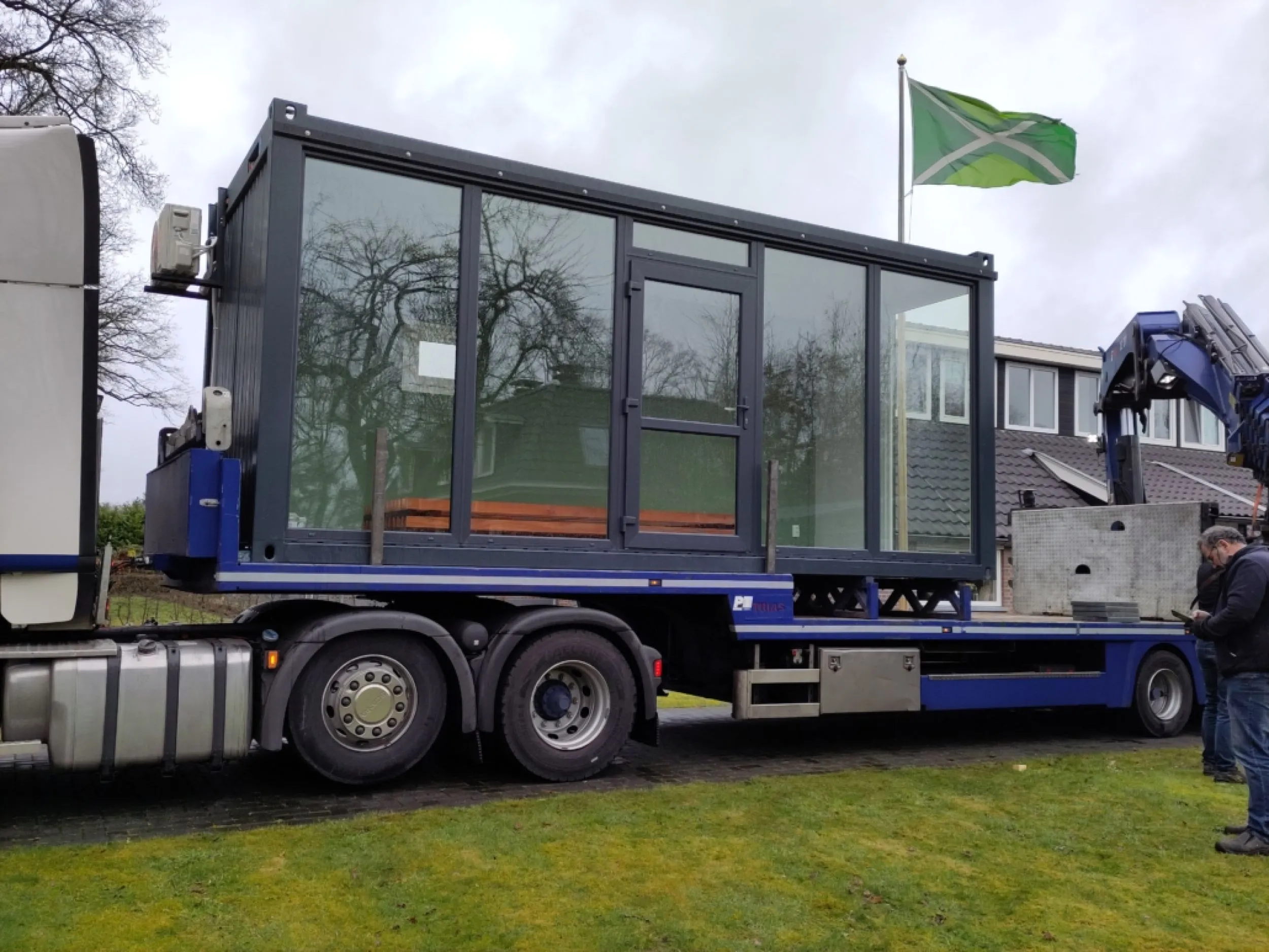 woonunit op truck